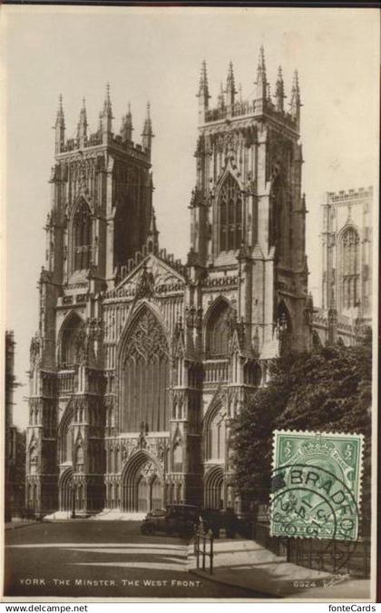 11384578 Bradford York Minster West Front Bradford