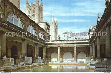 72397006 Bath UK Roman Bath an the Abbey Bath UK