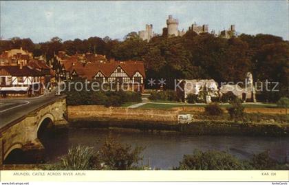 72449731 Arundel Castle across river Arun Arundel