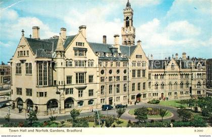 73606597 Bradford Town Hall and Norfolk Gardens Bradford