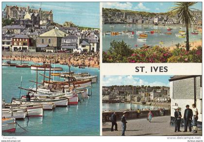 St. Ives old postcard travelled 1972 bb151029