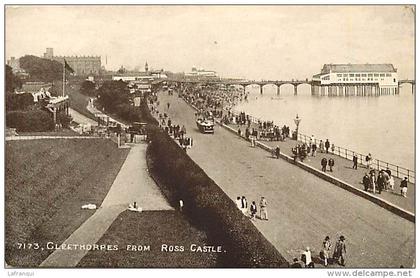 pays divers - royaume uni -ref C384- cleethorpes from ross castle - carte bon etat  - postcard in good condition -