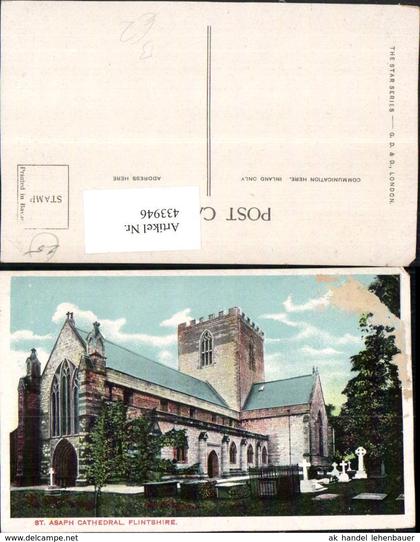 433946,Wales Flintshire St. Asaph Cathedral Kirche