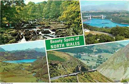 Royaume Uni - Pays de Galles - Beauty Spots of North Wales - Multivues - CPM - UK - Voir Scans Recto-Verso