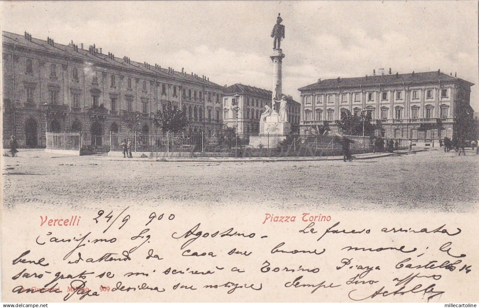 VERCELLI - Piazza Torino 1900