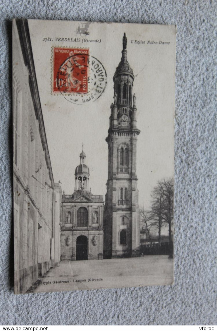 Verdelais, l'église Notre Dame, Gironde 33