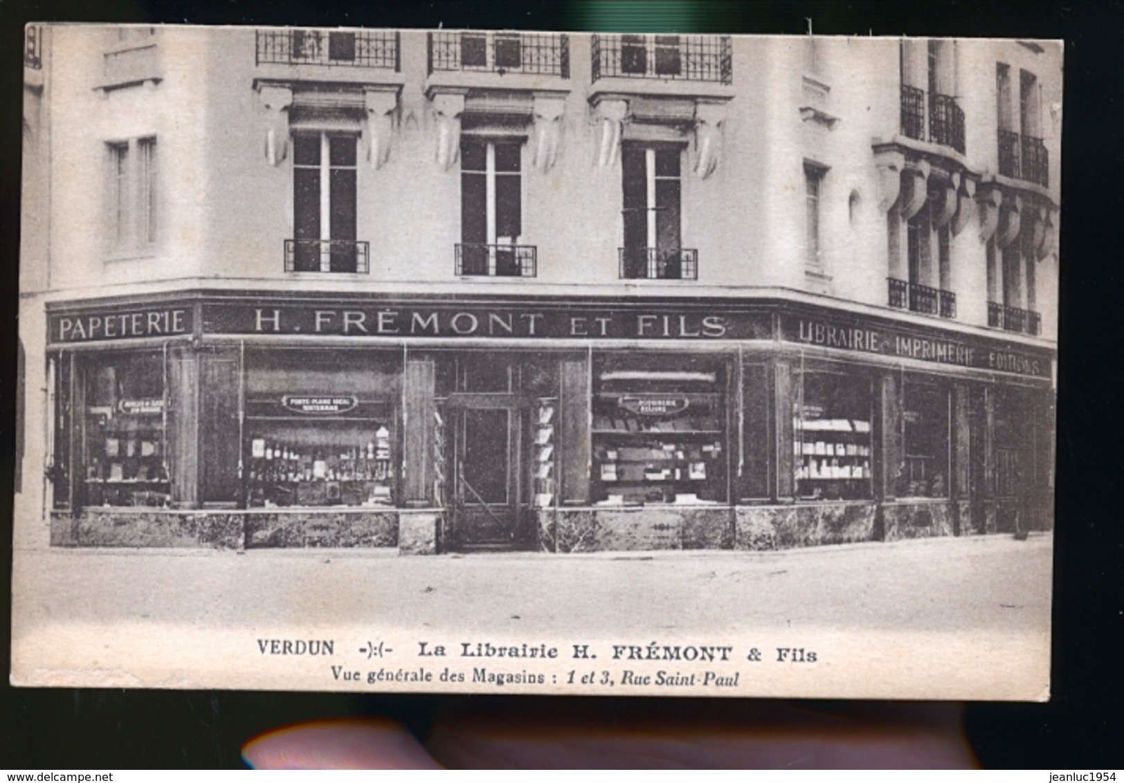 VERDUN LIBRAIRIE FREMONT