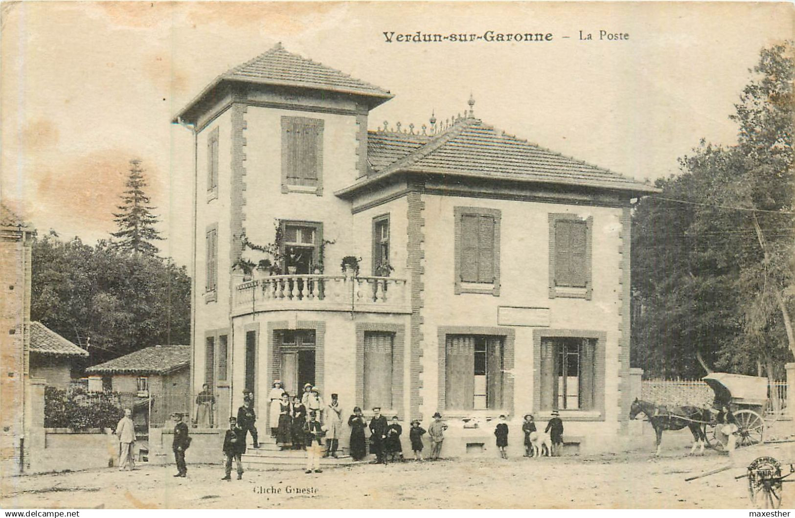 VERDUN SUR GARONNE la Poste