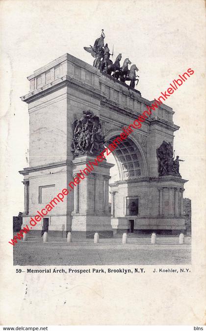 Memorial Arch - Prospect Park - Brooklyn - 1903 - New York - United States USA