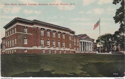 AK Albany New State Normal College School Western Avenue Washington St Street ? New York NY United States USA