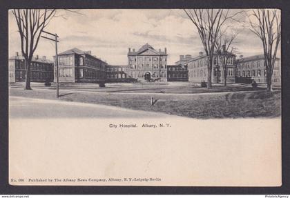 Postcard, United States, Albany NY, City Hospital