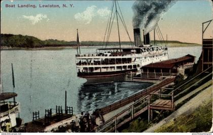 CPA Lewiston New York USA, Boat Landing