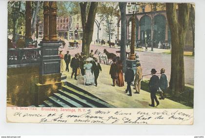 U.S.A. - NEW YORK - SARATOGA SPRINGS - Broadway