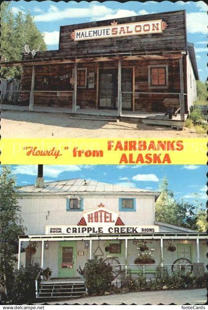 72179136 Fairbanks Alaska Hotel Cripple Creek  Malemute Saloon