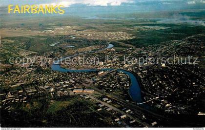 72810835 Fairbanks Alaska Fliegeraufnahme mit Chena River