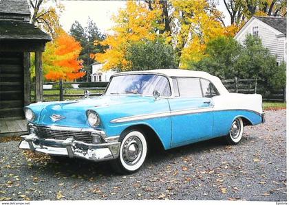 ► CHEVROLET Bel Air  Convertible 1956 - US card