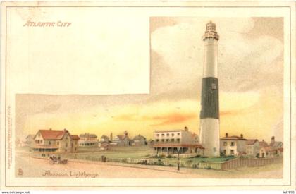 Atlantic City - Lighthouse - Litho