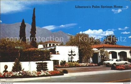 72322873 Palm Springs Liberace`s Palm Springs Home