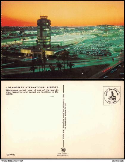 Postcard Los Angeles Los Angeles Airport Flughafen 1978