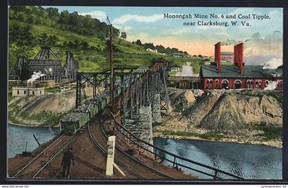 AK Clarksburg, WV, Monongah Mine No. 6 and Coal Tipple