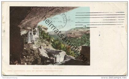 Colorado - Home of the Cliff Dwellers - Copyright by Detroit Photographic Co 1902 gel. 1903