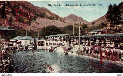 Fete Day at Bathing Pool Eldorado Springs COLO CO COLORADO  EEUU USA