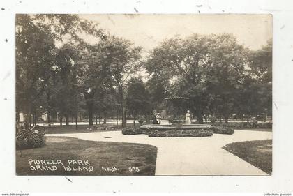 JCR , cp , Etats Unis , NEBRASKA , Pioneer Park , GRAND ISLAND, écrite