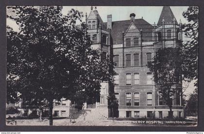 Postcard, United States, Hamilton OH, Mercy Hospital