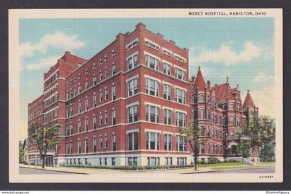 Postcard, United States, Hamilton OH, Mercy Hospital