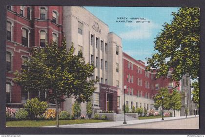 Postcard, United States, Hamilton OH, Mercy Hospital