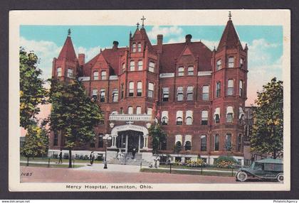 Postcard, United States, Hamilton OH, Mercy Hospital