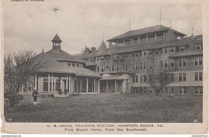 AK Hampton Roads US Naval Training Station Pine Beach Hotel Military Army Navy Virginia VA United States USA