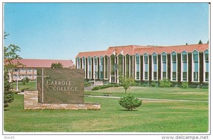 Helena MT Montana, O'Connell Hall Carroll College Campus, School Education, c1960s Vintage Postcard