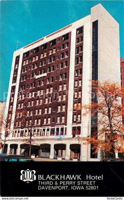 73130690 Davenport Iowa Blackhawk Hotel