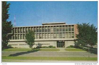 Iowa City Iowa, State University of Iowa Communications Building on Campus, c1960s Vintage Postcard