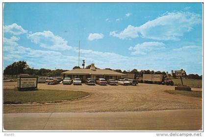 Fort Scott KS Kansas, Flamingo Cafe Roadside Restaurant, Auto, c1950s Vintage Postcard