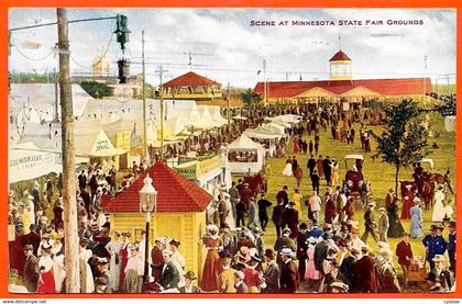 CPA Post Card United States ...SCENE AT MINNESOTA STATE FAIR GROUNDS (posted Minneapolis) MN