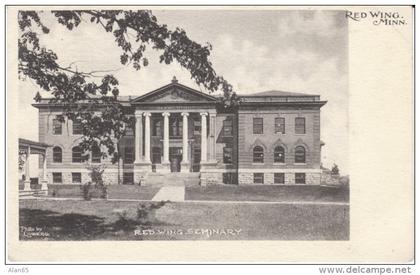 Red Wing MN Minnesota, Seminary Building, Architecture, c1900s Vintage Postcard