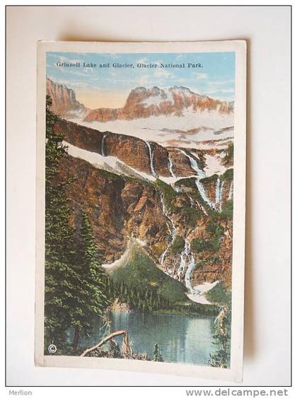 US -MT - Grinnel Lake - Glacier National Park - Montana ca  1910-20's - VF  -  D64618