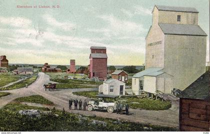 ELEVATORS AT LISBON, NORTH  DAKOTA