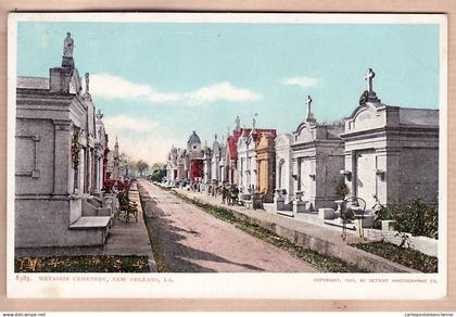 31778 / ⭐ ◉  NEW-ORLEANS Louisiana-LA Metairie Cemetery Copyright 1900 By DETROIT PHOTOGRAPHIC Co N°8385