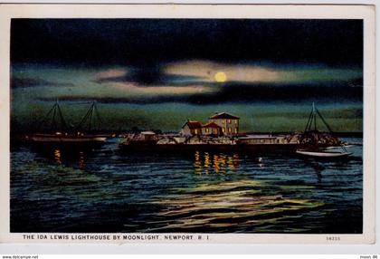 ETATS UNIS - Newport News, VA -- THE IDA LIGHTHOUSE BY MOONLIGHT