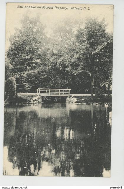 U.S.A. - NEW JERSEY - CALDWELL - View of Lake on Provost Property