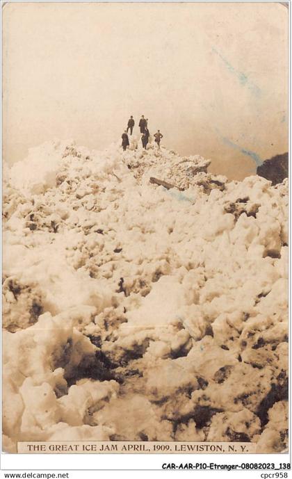 CAR-AARP10-0849 - ETRANGER - LEWISTON - THE GREAT ICE JAM APRIL 1909