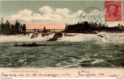 Lewiston Falls from Bridge