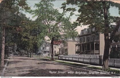 * NEW YORK - Staten Island - Taylor Street, West Brighton 1910