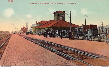 OKLAHOMA CITY (OK) Sanya Fe Railroad Depot