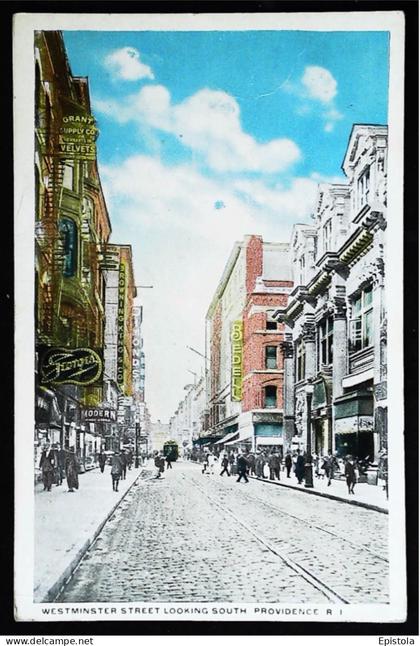 ► Westminster Street    Providence  RHODE ISLAND 1920's.