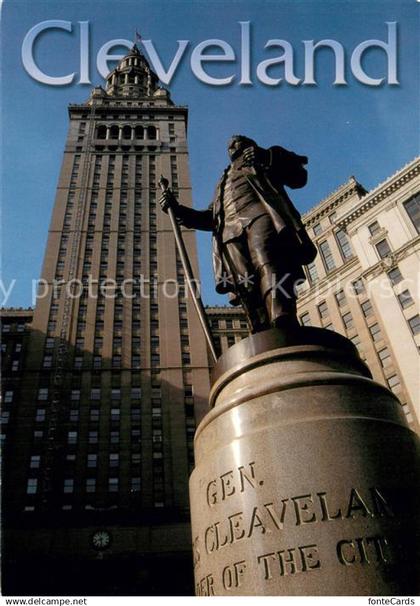 73716889 Cleveland Ohio Statue of Moses Cleveland and Termin Tower City Center