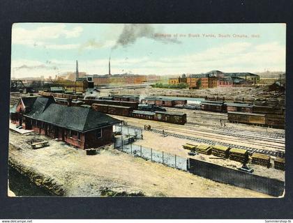 Ansichtskarte Glimpse of the Stock Yards - South Omaha - Nebraska - 1909